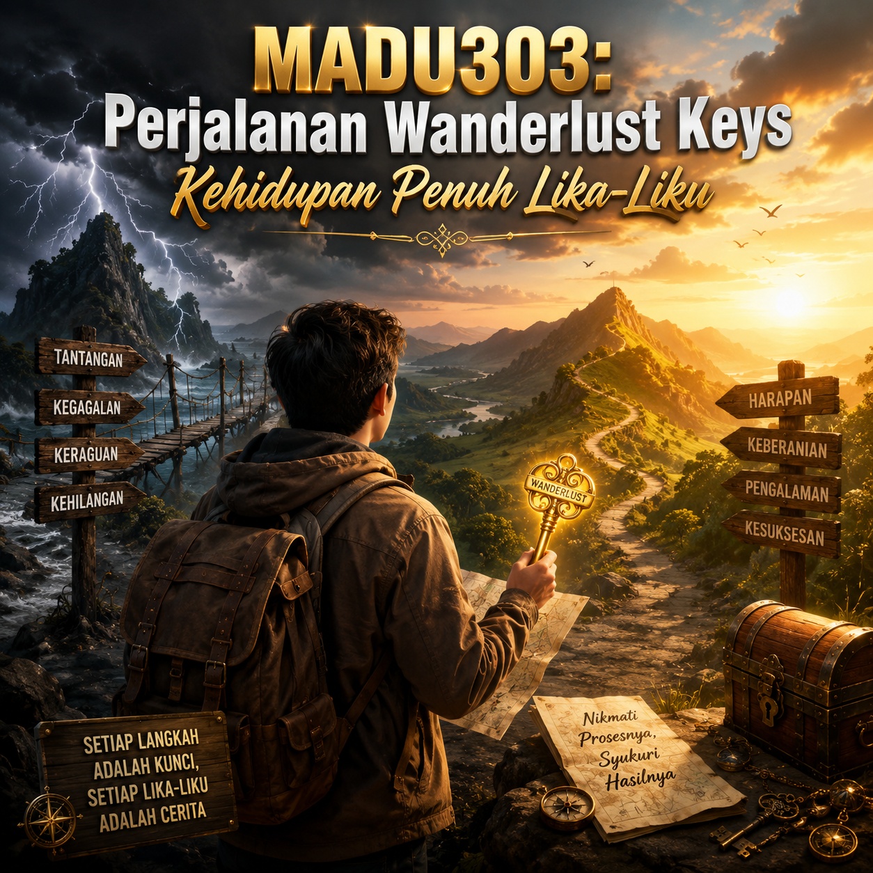 MADU303: Perjalanan Wanderlust Keys Kehidupan Penuh Lika-Liku